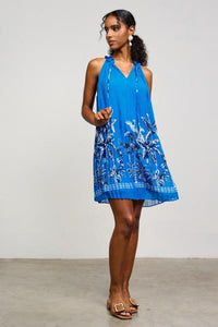 Blue Palms Dress