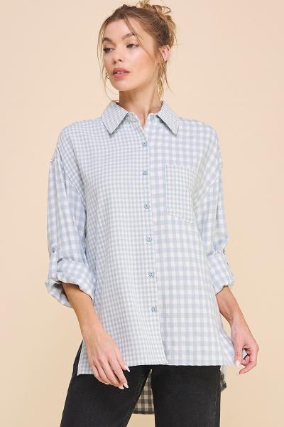 Alice Check Top