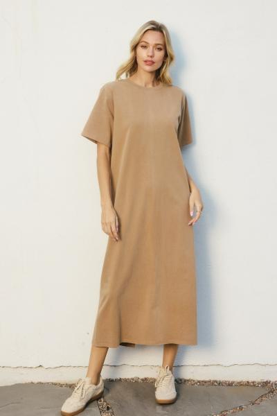 Stone Washed Tee Dress