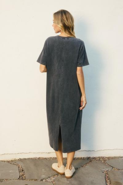 Stone Washed Tee Dress