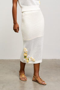 Lemon Harvest Knit Skirt