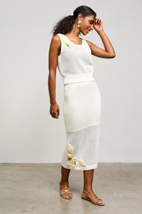 Lemon Harvest Knit Skirt
