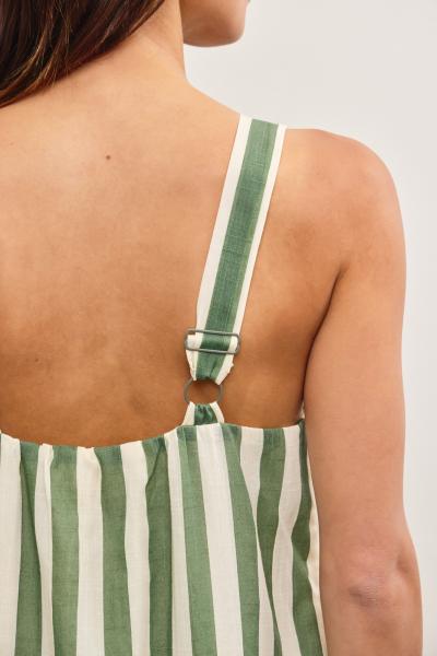 Darcy Striped Cotton Dress