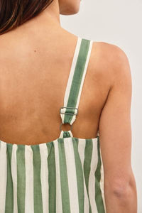 Darcy Striped Cotton Dress