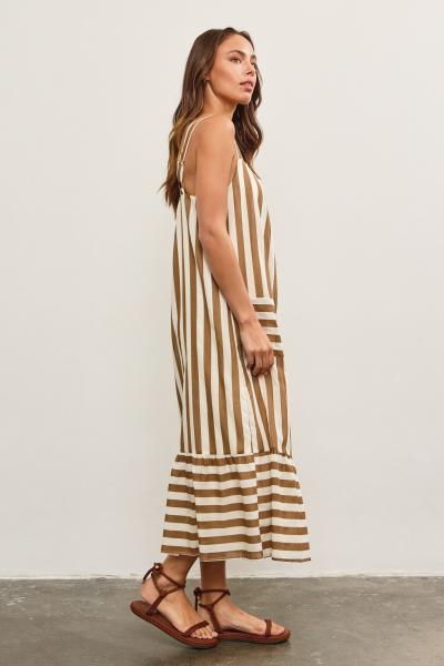 Darcy Striped Cotton Dress
