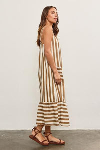 Darcy Striped Cotton Dress