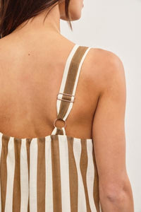 Darcy Striped Cotton Dress