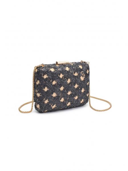 Isla Crossbody Clutch Black