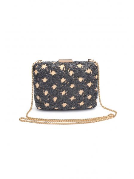 Isla Crossbody Clutch Black