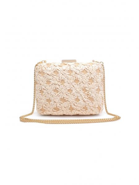 Isla Crossbody Clutch Ivory