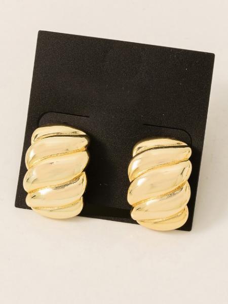 Rope Shield Earrings