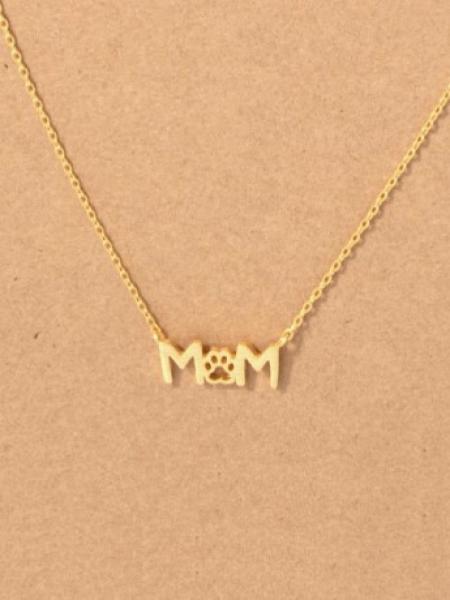 18K Dipped Dog Mom