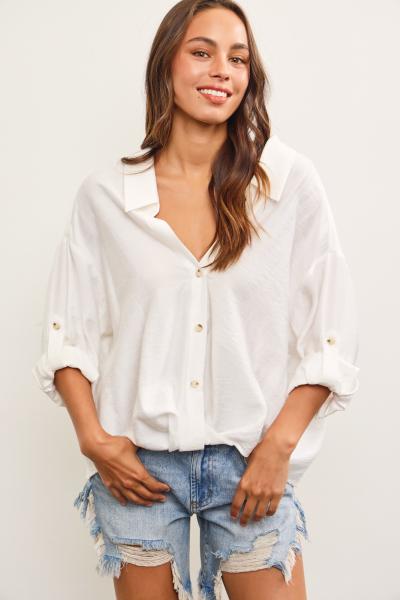 Styled Button Up Shirt