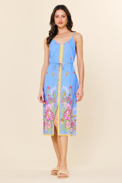 Tuscany Border Print Dress