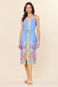 Tuscany Border Print Dress