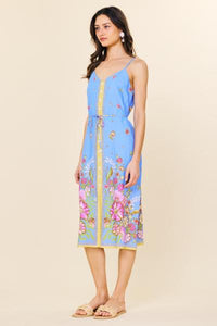 Tuscany Border Print Dress