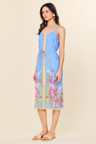 Tuscany Border Print Dress