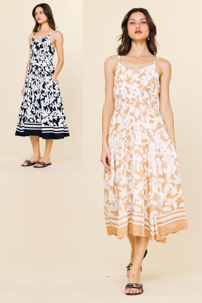 Tolanie Smocked Waist Dress