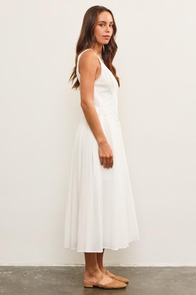 Cotton Gauze Hem Dress