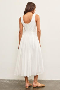 Cotton Gauze Hem Dress