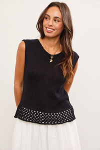 Roxy Cotton Knit Top