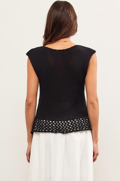 Roxy Cotton Knit Top