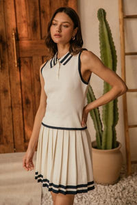 Romilly Knit Tennis Top