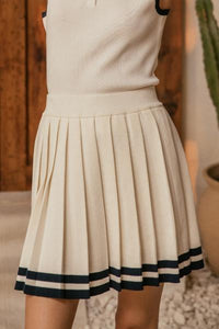 Romilly Knit Tennis Skirt