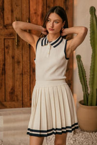 Romilly Knit Tennis Skirt