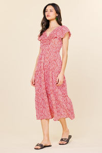Triola Midi Dress