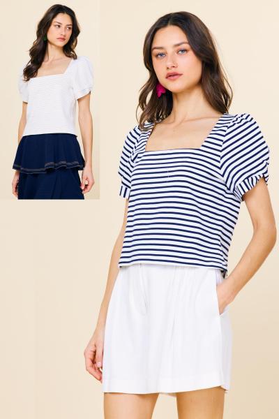 Square Neck Gregoro Top