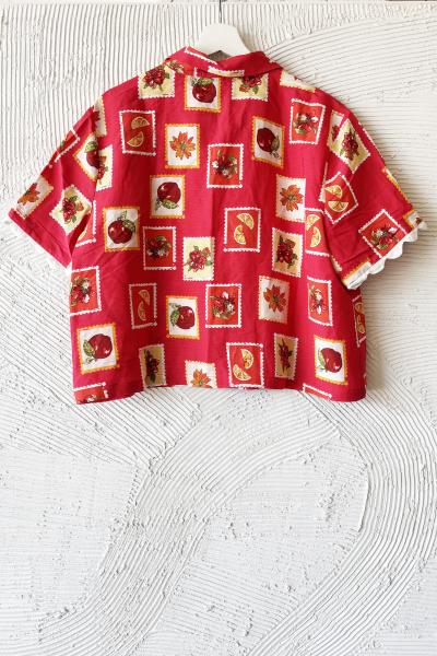 Summer's Bounty Linen Blend Top