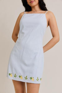 Lemon Border Dress
