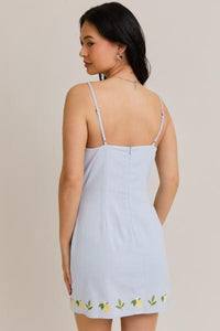 Lemon Border Dress
