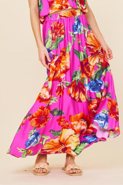 Hibiscus Flowing Skirt