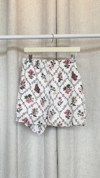 Botanical Tie Wrap Skort