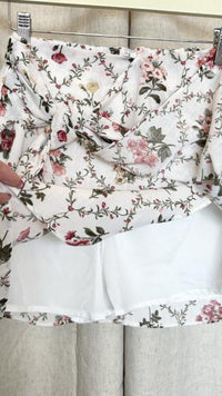 Botanical Tie Wrap Skort