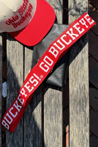 Ohio State Embroidered Bag Strap