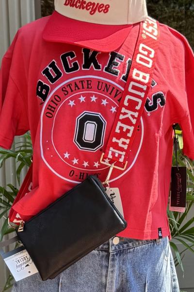 Ohio State Embroidered Bag Strap