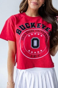 Buckeyes Embroidered Tee