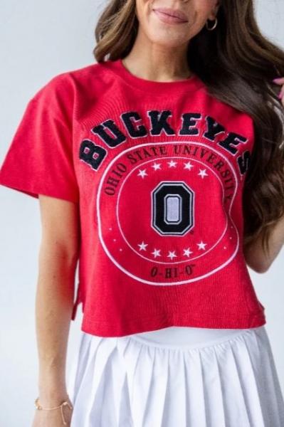 Buckeyes Embroidered Tee
