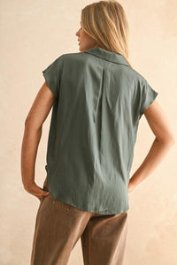 Monica Cap Sleeve Shirt