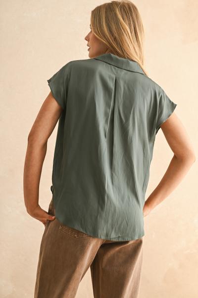 Monica Cap Sleeve Shirt