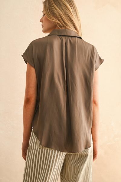 Monica Cap Sleeve Shirt