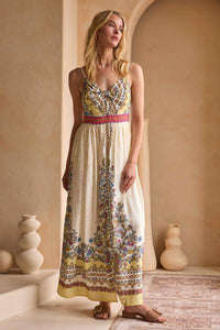 Italianate Border Print Dress