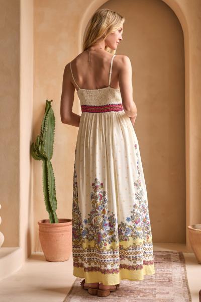 Italianate Border Print Dress