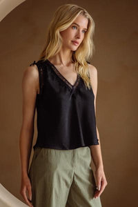 Calabria Lace Satin Camisole