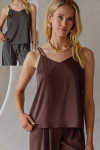 Recycled Fabric Dual Strap Cami