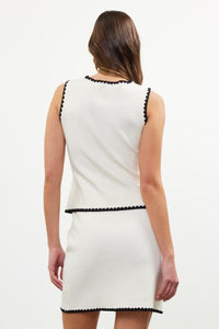 Scallop Hem Vest Top