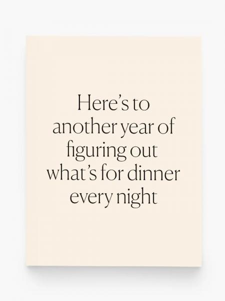 What's For Dinner Card